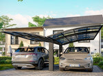 Lade das Bild in den Galerie-Viewer, Carport Aluminium 2 Autos BOLTON - 600x500cm