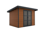 Lade das Bild in den Galerie-Viewer, ALMA Verbundgartenhaus - 7m2 braun - 28 mm
