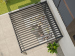 Lade das Bild in den Galerie-Viewer, Bioklimapergola Aurora 3x3m mit 2 Jalousien 3m - anthrazit
